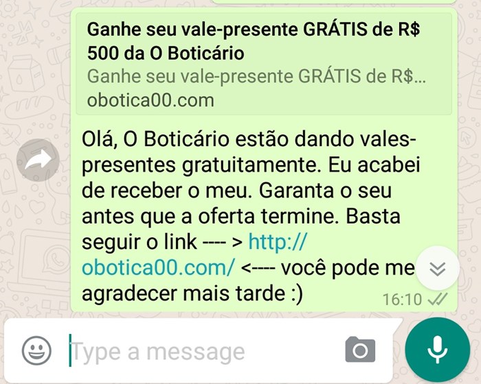 Golpe no WhatsApp atinge mais de 50 mil brasileiros e rouba dados